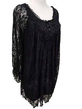 V Christina Black Dress Size M